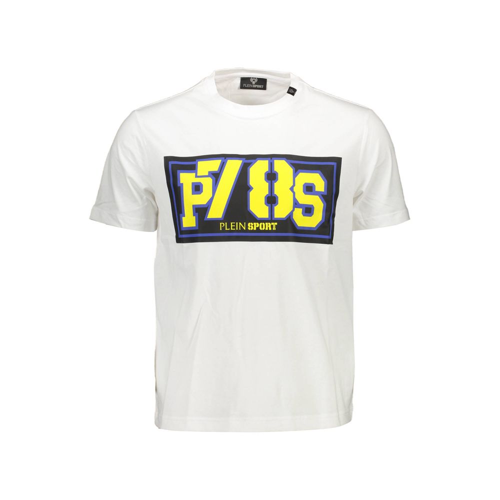 T-shirt Plein Sport da uomo in cotone bianca