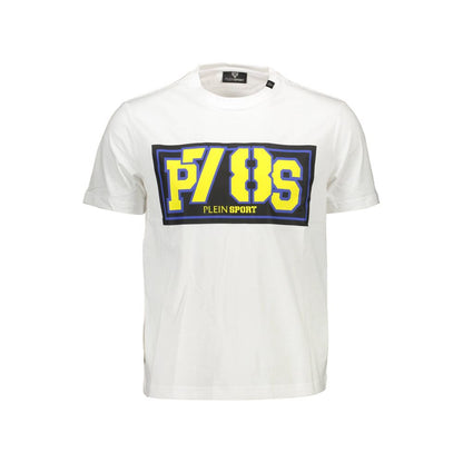 T-shirt Plein Sport da uomo in cotone bianca