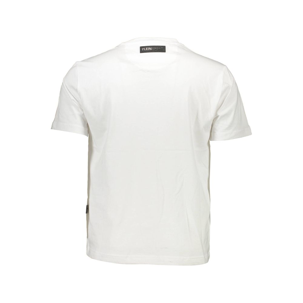 T-shirt Plein Sport da uomo in cotone bianca