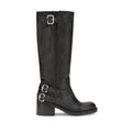 Bottes à lacets Chloé en cuir de veau noir Bos Taurus