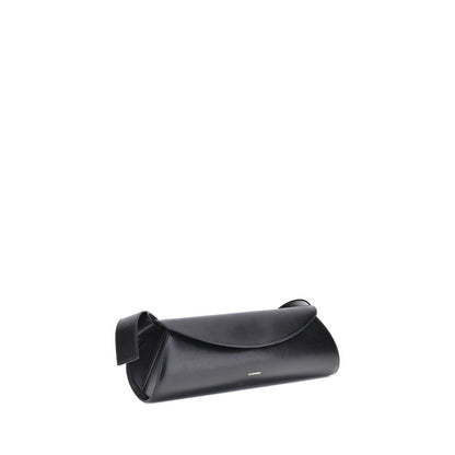 Sac à bandoulière Jil Sander en cuir de veau noir Bos Taurus