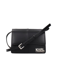 Borsa a tracolla Karl Lagerfeld in polietilene nero
