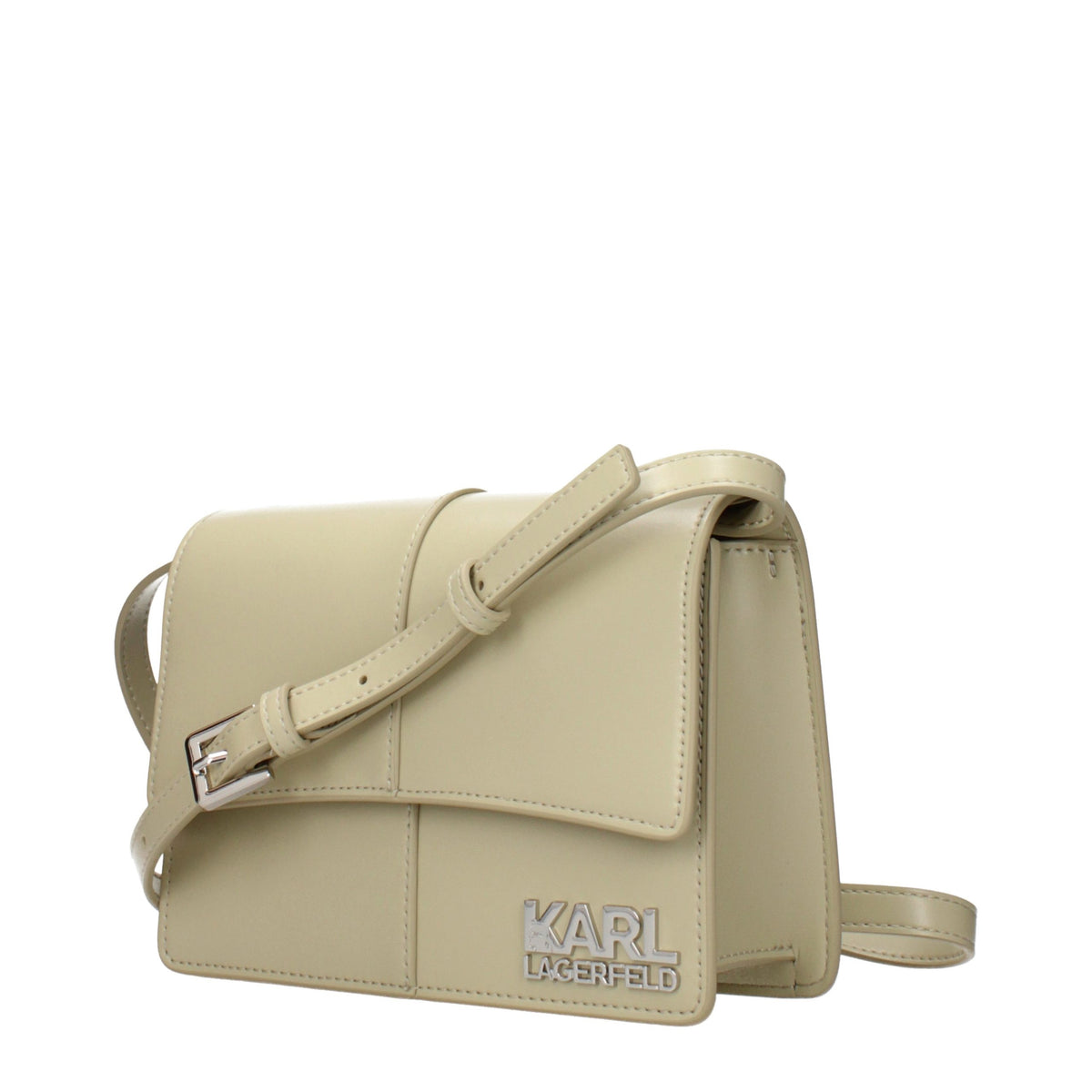 Borsa a tracolla Karl Lagerfeld in polietilene verde