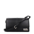 Sac bandoulière en polyéthylène noir Karl Lagerfeld