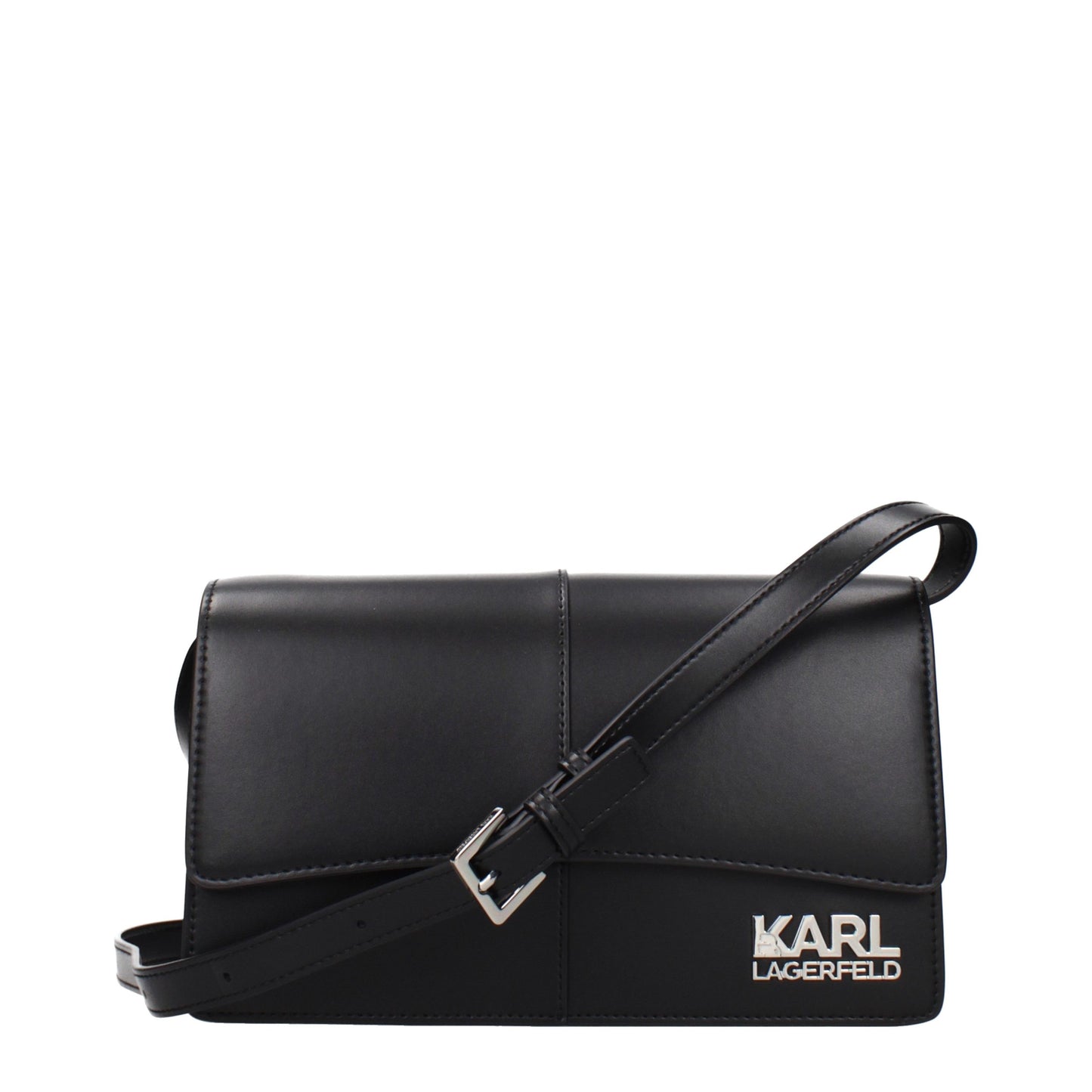 Borsa A Tracolla Karl Lagerfeld Nera In Polietilene