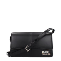 Borsa A Tracolla Karl Lagerfeld Nera In Polietilene