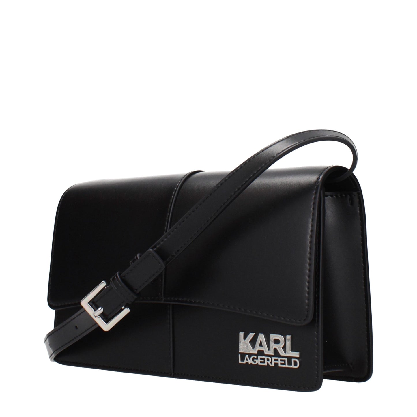 Borsa A Tracolla Karl Lagerfeld Nera In Polietilene