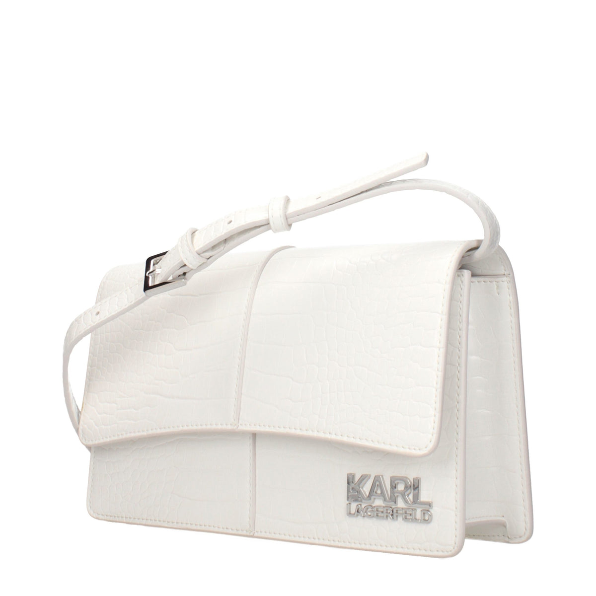 Sac bandoulière Karl Lagerfeld en polyéthylène blanc