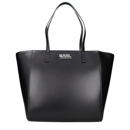 Borsa a tracolla Karl Lagerfeld in polietilene nero