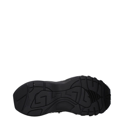 Sneakers Versace in tessuto nero