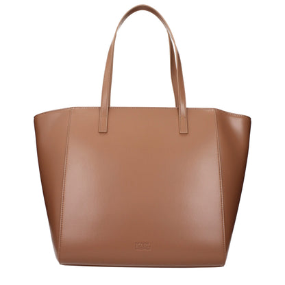 Borsa a Spalla Karl Lagerfeld Marrone in Polietilene