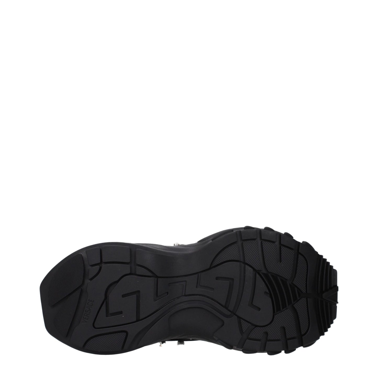 Sneakers Chunky Versace in Tessuto Nero