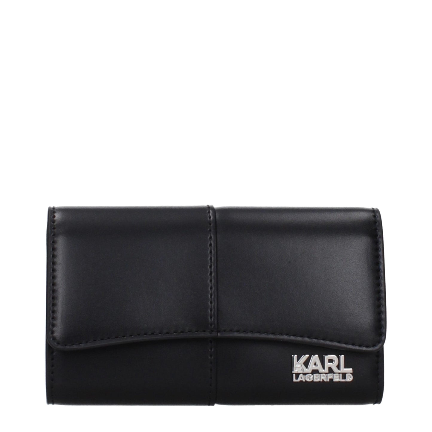 Portafoglio Karl Lagerfeld in polietilene nero
