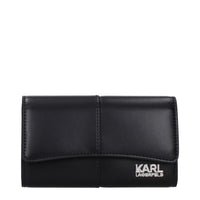 Portafoglio Karl Lagerfeld in polietilene nero