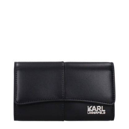 Portafoglio Karl Lagerfeld in polietilene nero