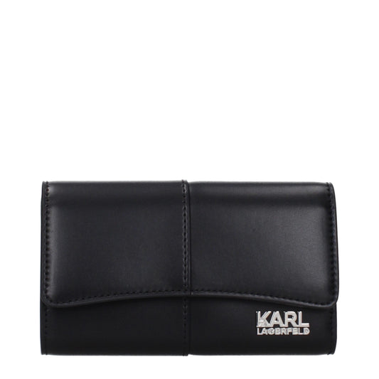 Portafoglio Karl Lagerfeld in polietilene nero