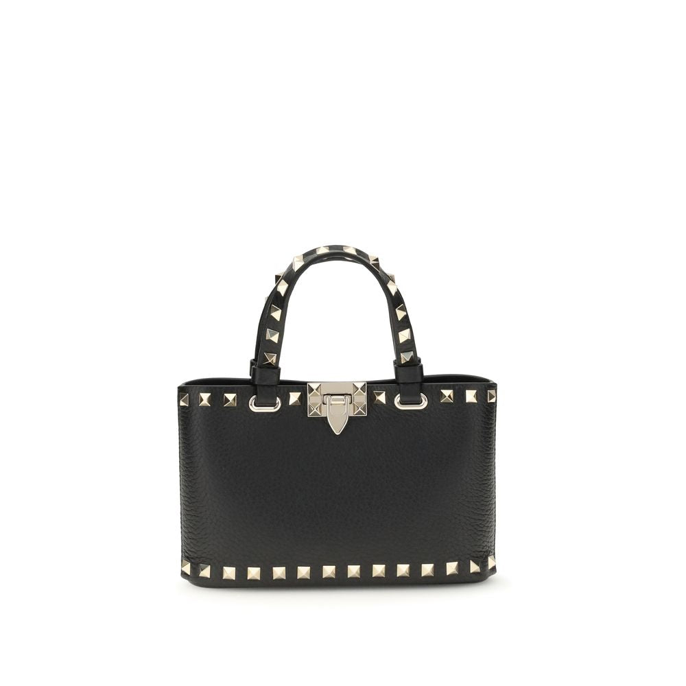 Borsa Valentino Garavani in pelle di vitello nera
