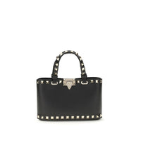 Borsa Valentino Garavani in pelle di vitello nera