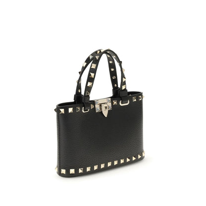 Borsa Valentino Garavani in pelle di vitello nera