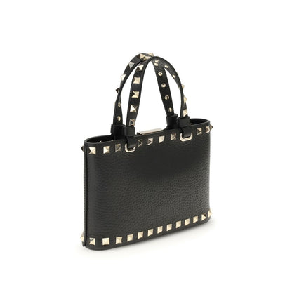 Borsa Valentino Garavani in pelle di vitello nera