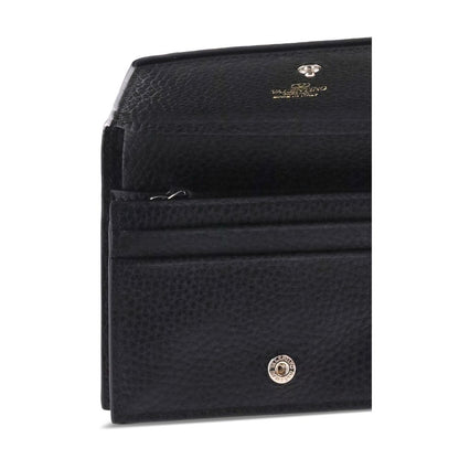 Portefeuille Valentino Garavani en Cuir de Veau Noir Bos Taurus
