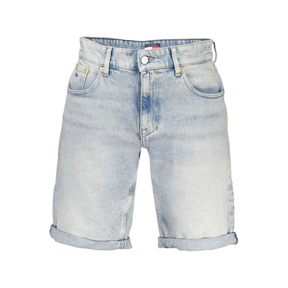 Short da uomo Tommy Hilfiger Azzurro in cotone