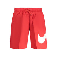 Nike Rosso Poliestere Uomo Boxer Mare