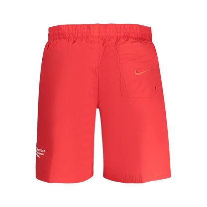 Nike Rosso Poliestere Uomo Boxer Mare