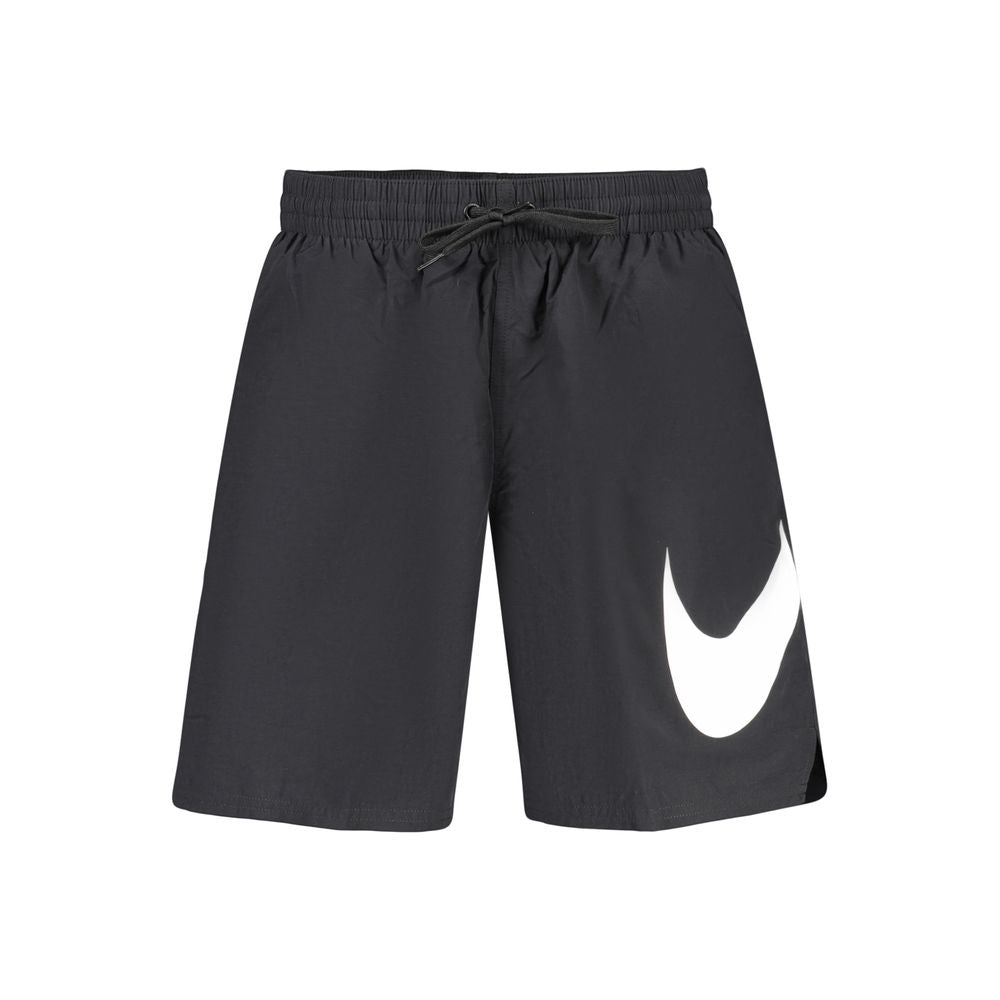 Costume da bagno corto da uomo Nike in poliestere nero