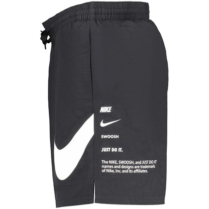 Costume da bagno corto da uomo Nike in poliestere nero
