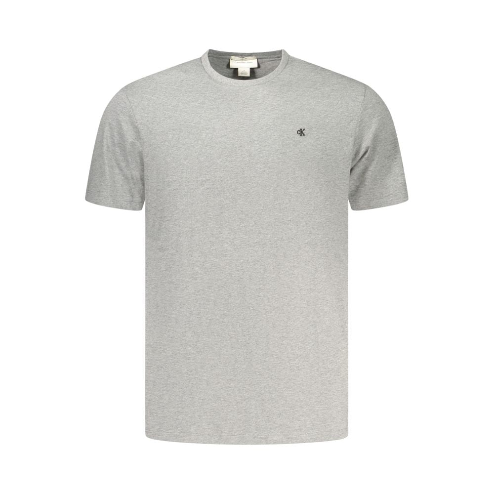 T-shirt Calvin Klein da uomo in cotone grigio