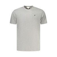 T-shirt Calvin Klein da uomo in cotone grigio
