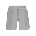 Costume da bagno da uomo Nike in poliestere grigio