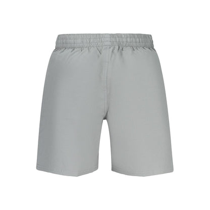 Costume da bagno da uomo Nike in poliestere grigio