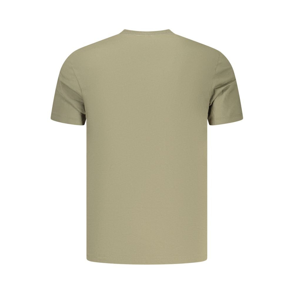 T-shirt da uomo Calvin Klein in cotone verde