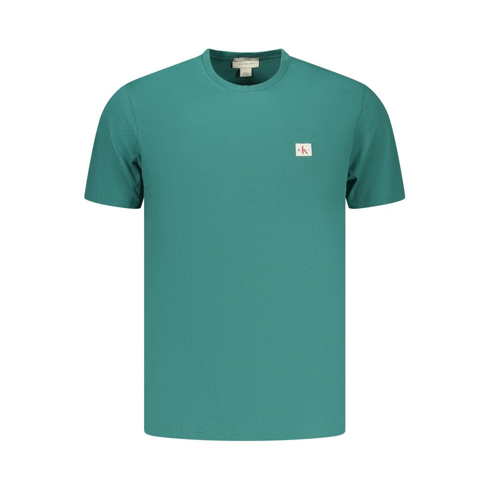 T-shirt vert en coton Calvin Klein pour homme