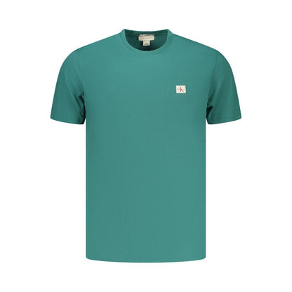 T-shirt vert en coton Calvin Klein pour homme