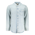 Chemise homme en coton Azzurro Calvin Klein