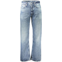 Jeans da uomo Calvin Klein in cotone blu