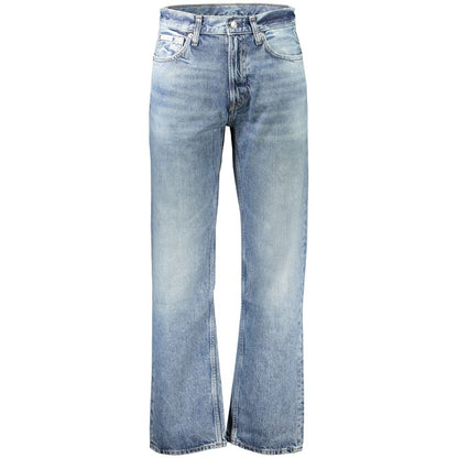Jeans da uomo Calvin Klein in cotone blu
