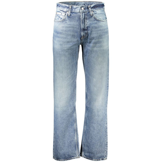 Jeans da uomo Calvin Klein in cotone blu