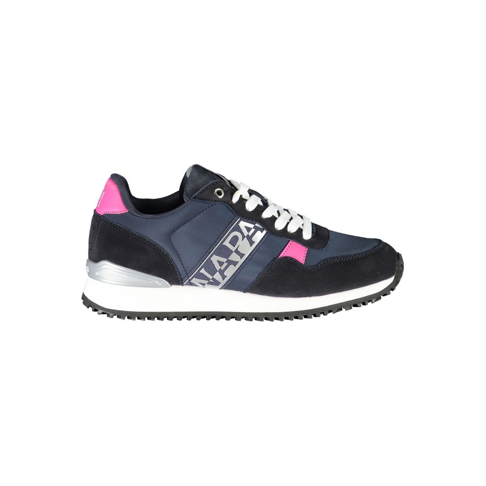 Baskets Napapijri bleues en polyester pour femme