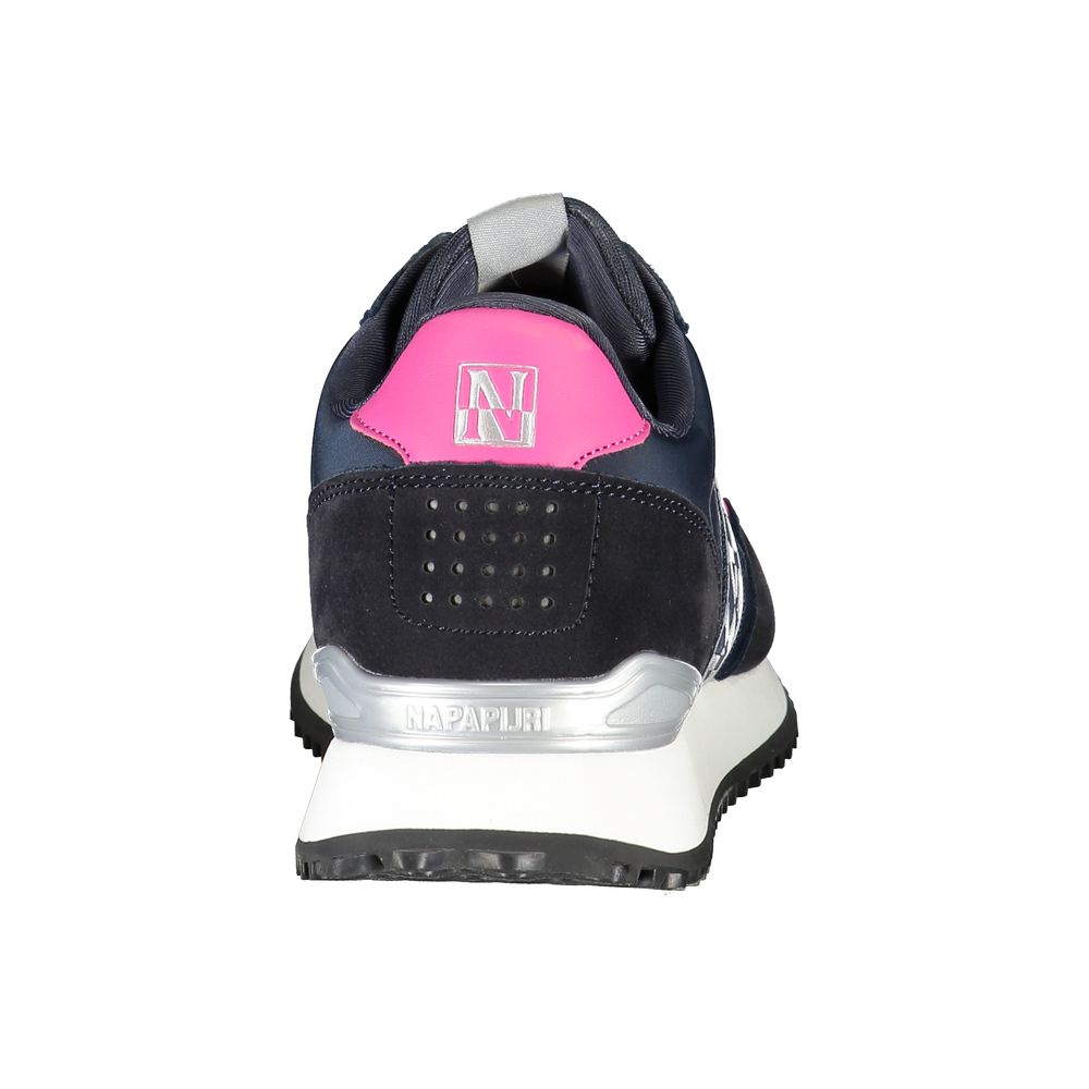 Baskets Napapijri bleues en polyester pour femme