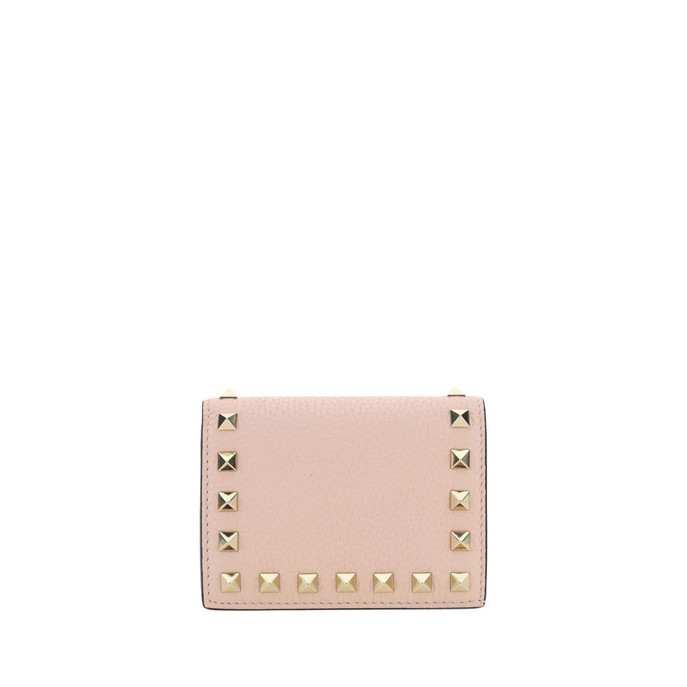 Portefeuille en cuir de veau multicolore Bos Taurus Valentino Garavani