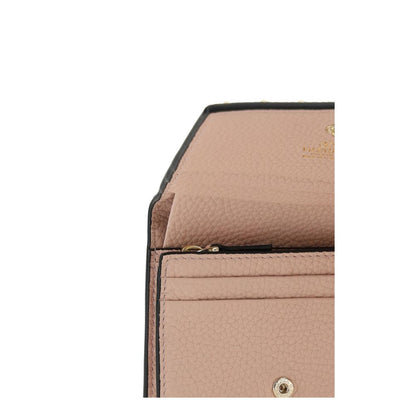 Portefeuille en cuir de veau multicolore Bos Taurus Valentino Garavani