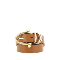 Cintura Chloé in pelle di vitello beige Bos Taurus