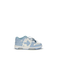Sneakers basse Off-White in poliestere blu