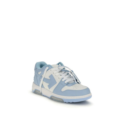 Sneakers basse Off-White in poliestere blu