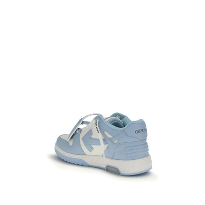 Sneakers basse Off-White in poliestere blu