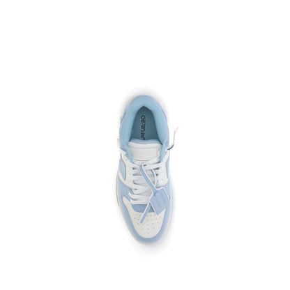 Sneakers basse Off-White in poliestere blu